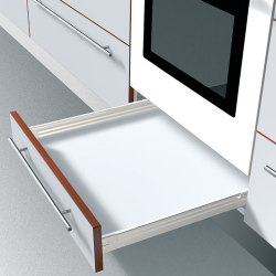 Coulisse Blum Cote De Tiroir H 54 Mm Long 500 - Ref. COU320N500C15